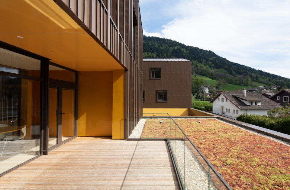 Bâtiments CCVT Commune Thônes (74)<br><span style="font-size:12px"> Architecte : Atelier Catherine Boidevaix